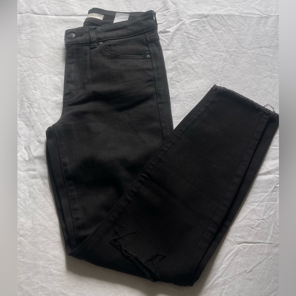 Fashion Nova Distressed Skinny Jeans